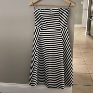 Strapless A-line dress